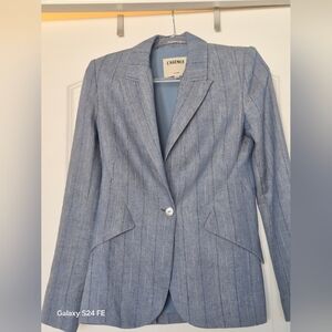 L'AGENCE Blue Women's Blazer Suit